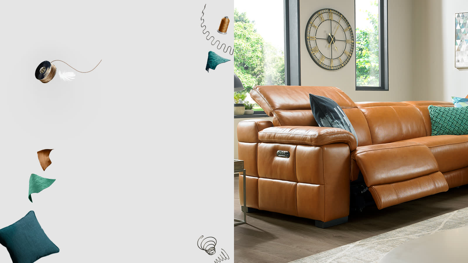Recliner sofa
