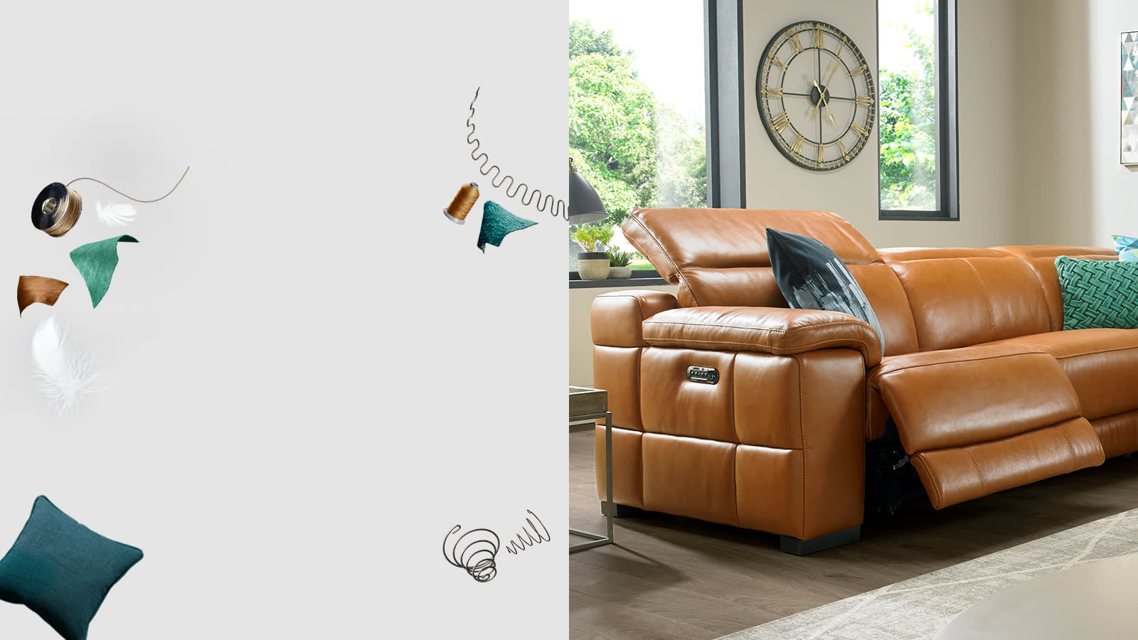 Recliner sofa