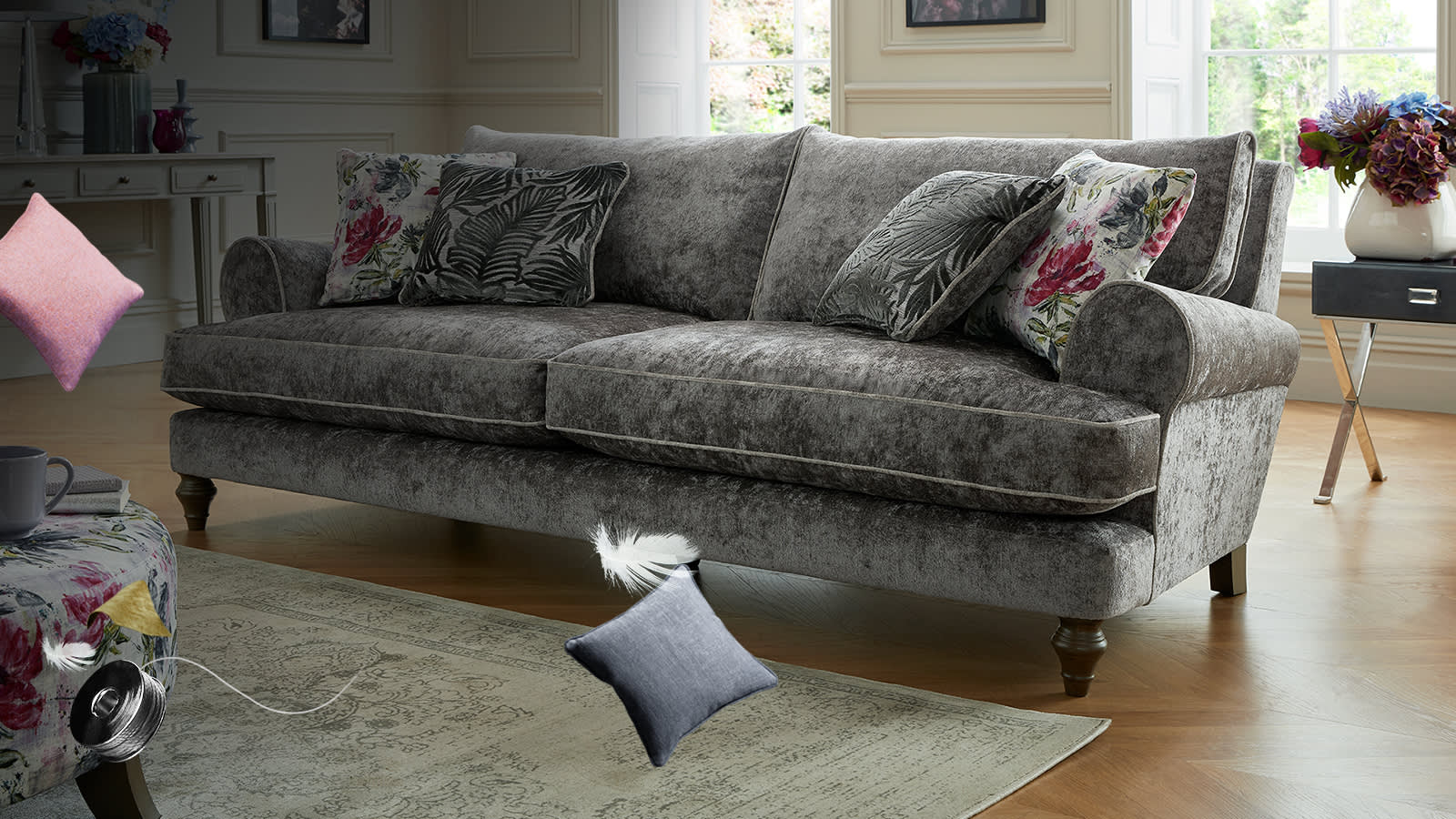 Maya fabric sofa