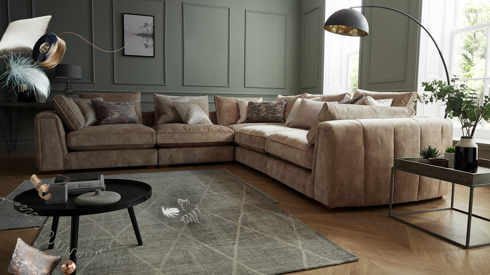 Emperor corner sofa