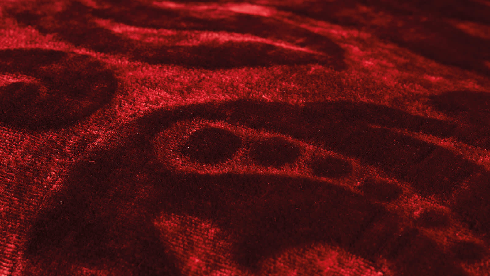 Red fabric background