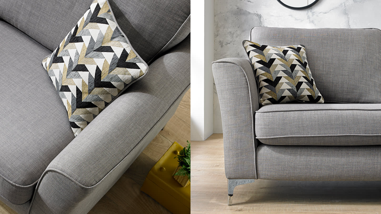 Sofology grey fabric Anneka sofa