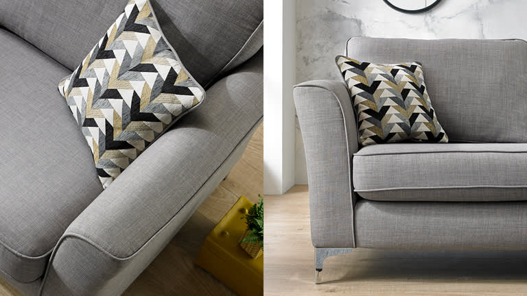 Sofology Anneka grey fabric sofa