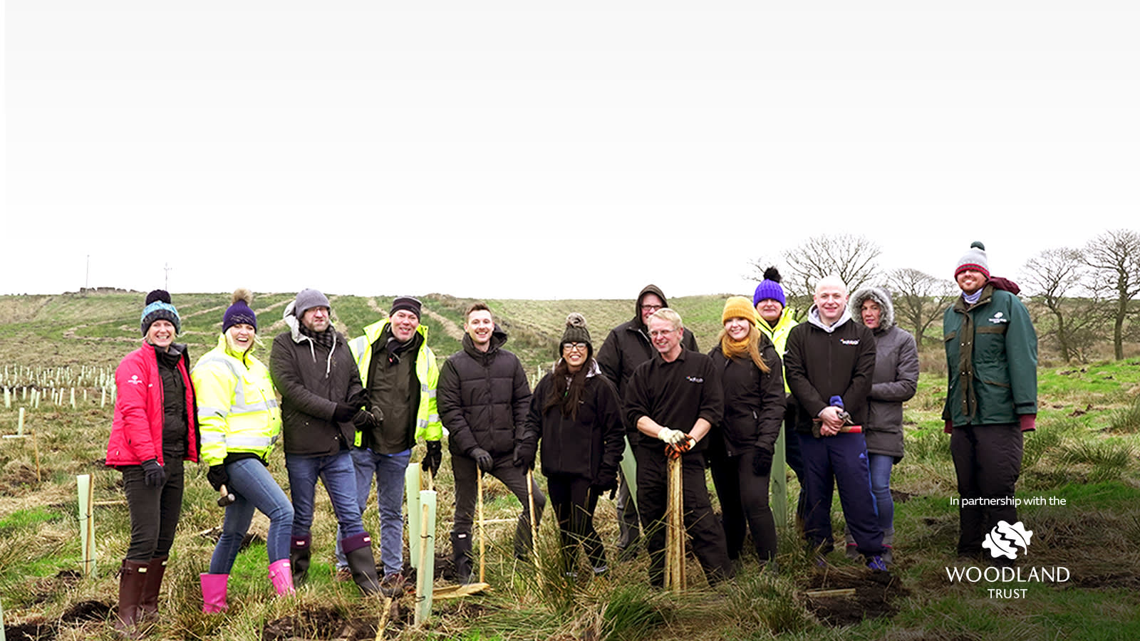 Planting Trees with the Woodland Trust