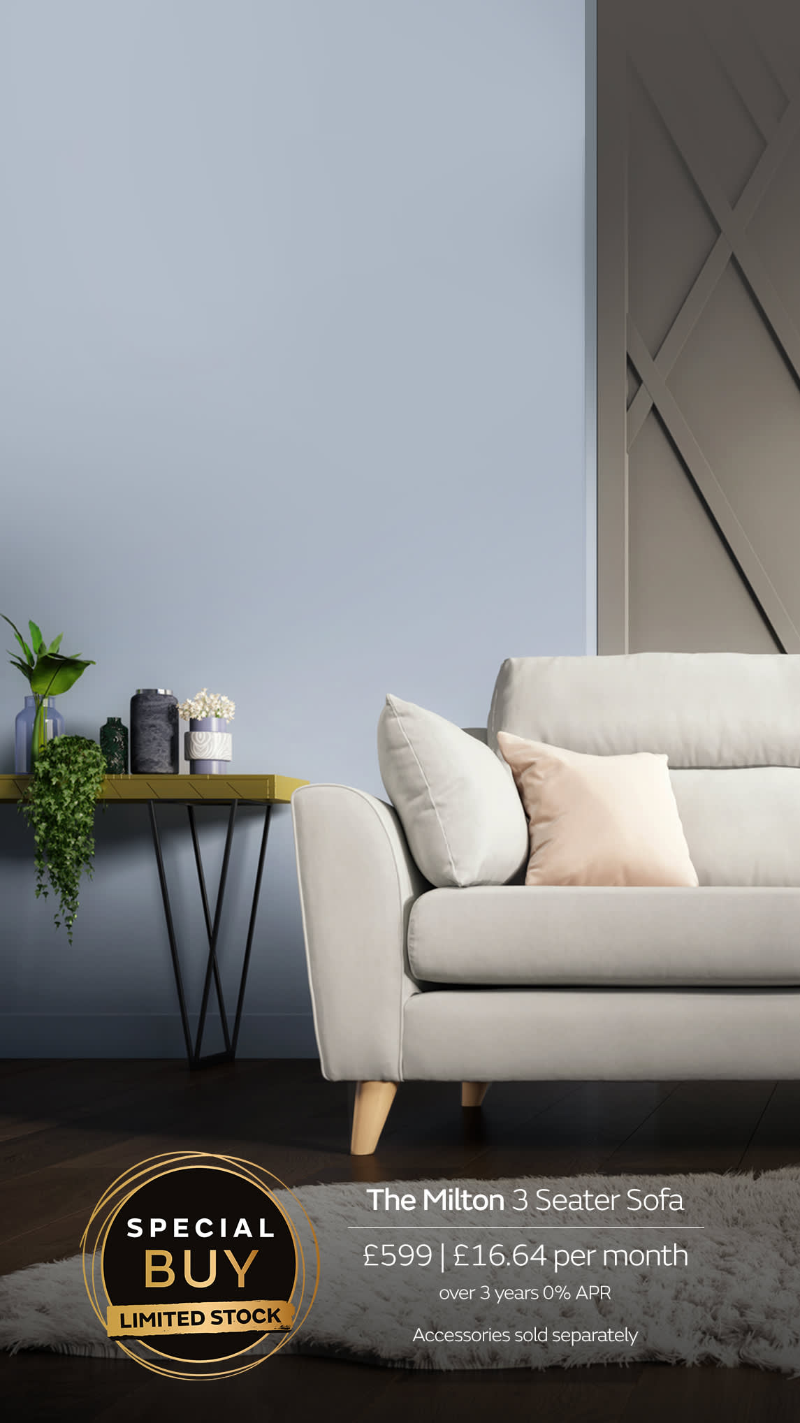 Sofology Milton Special Buy Sofa