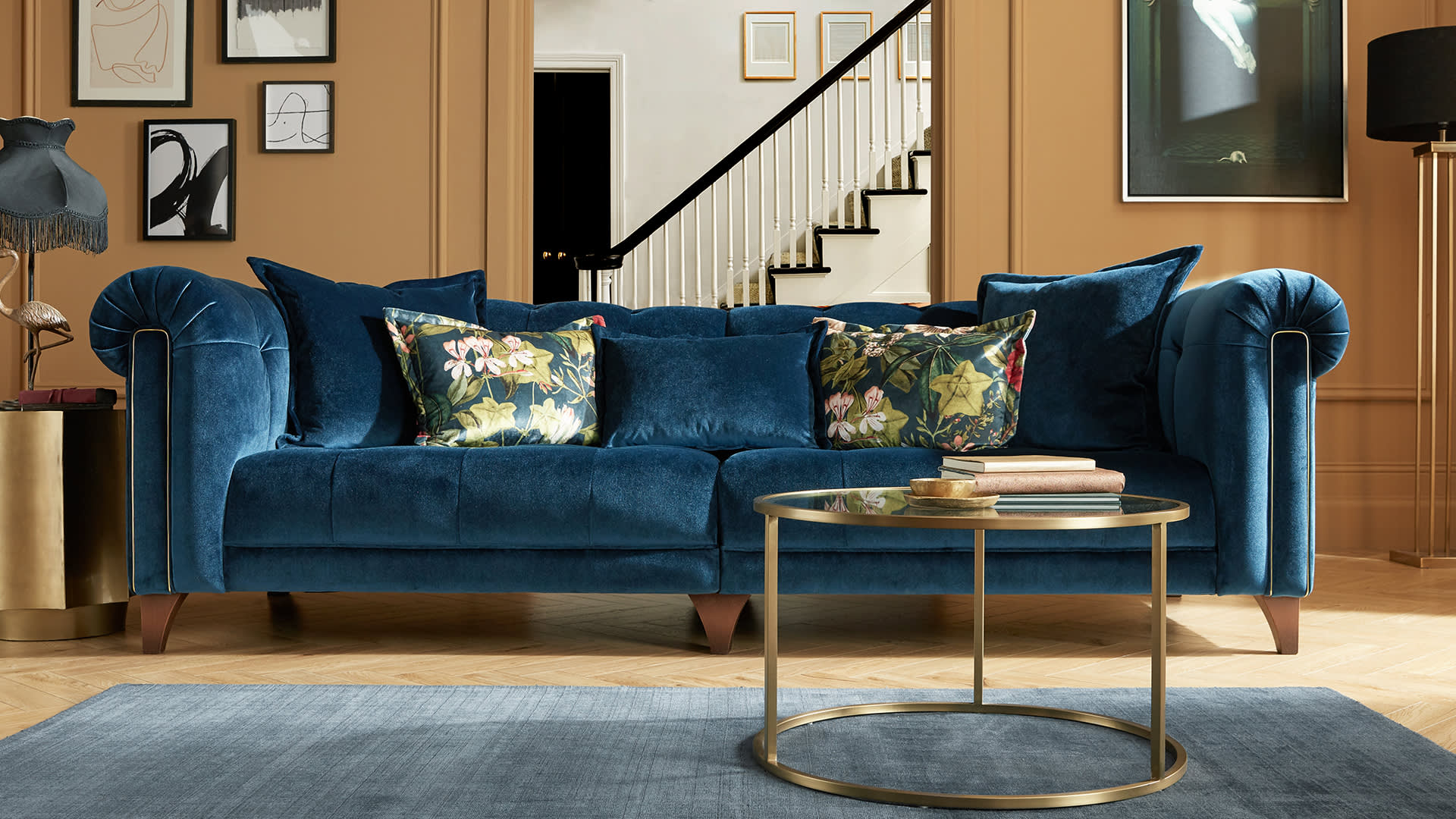 Sofology Midsummer Velvet Sofa