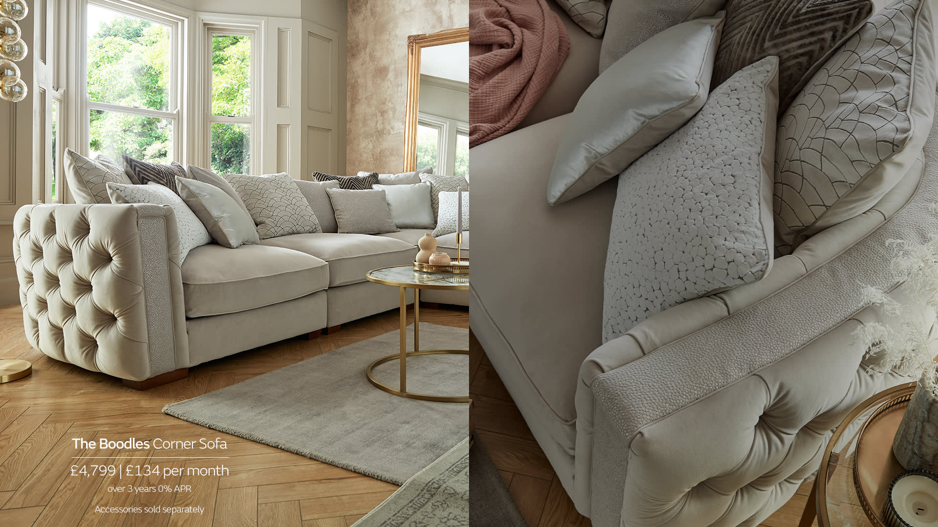 Sofology Boodles Fabric Corner Sofa