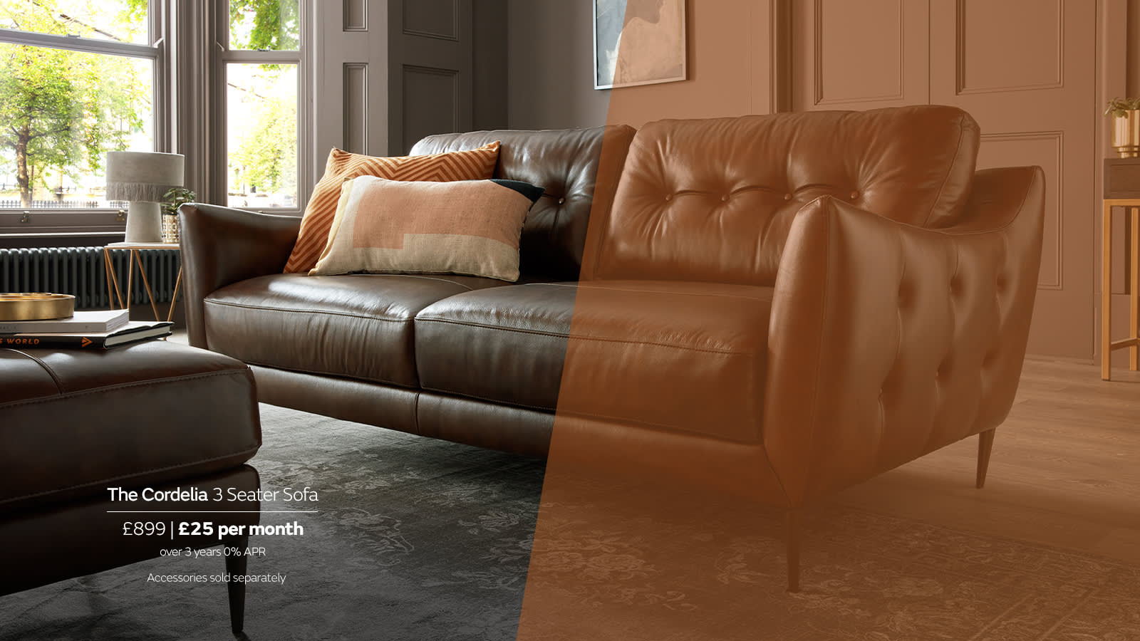 Sofology Cordelia Leather Sofa