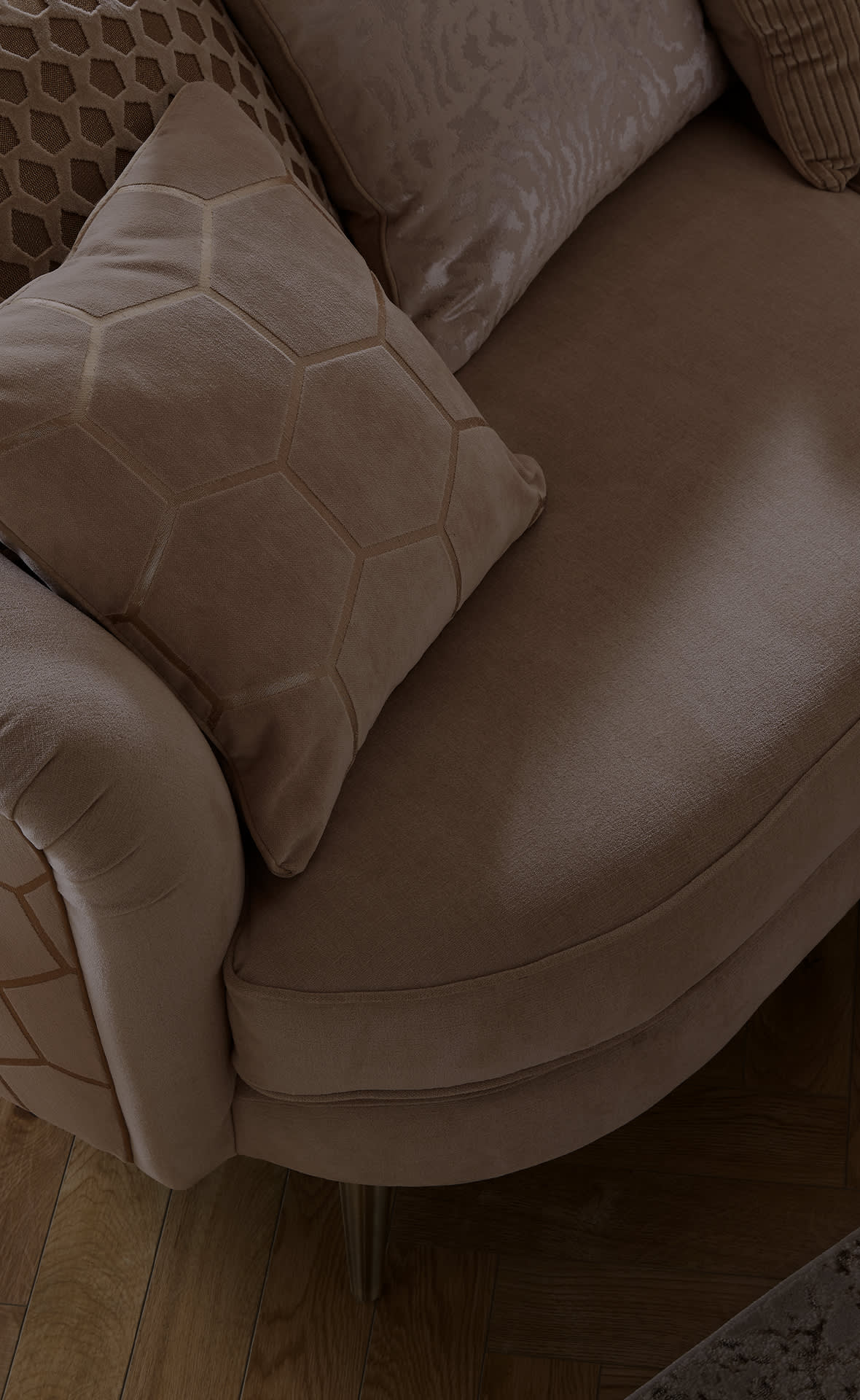 Sofology Honeycomb corner sofa