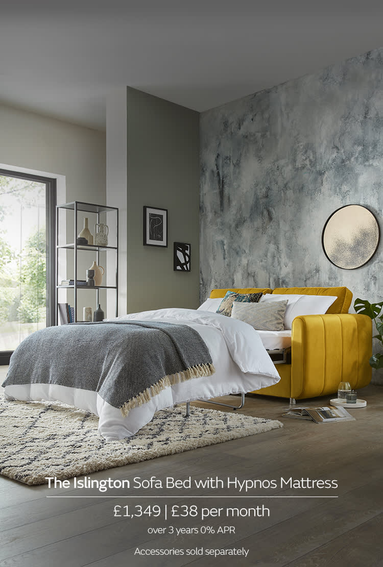 Sofology Islington Yellow Sofa Bed