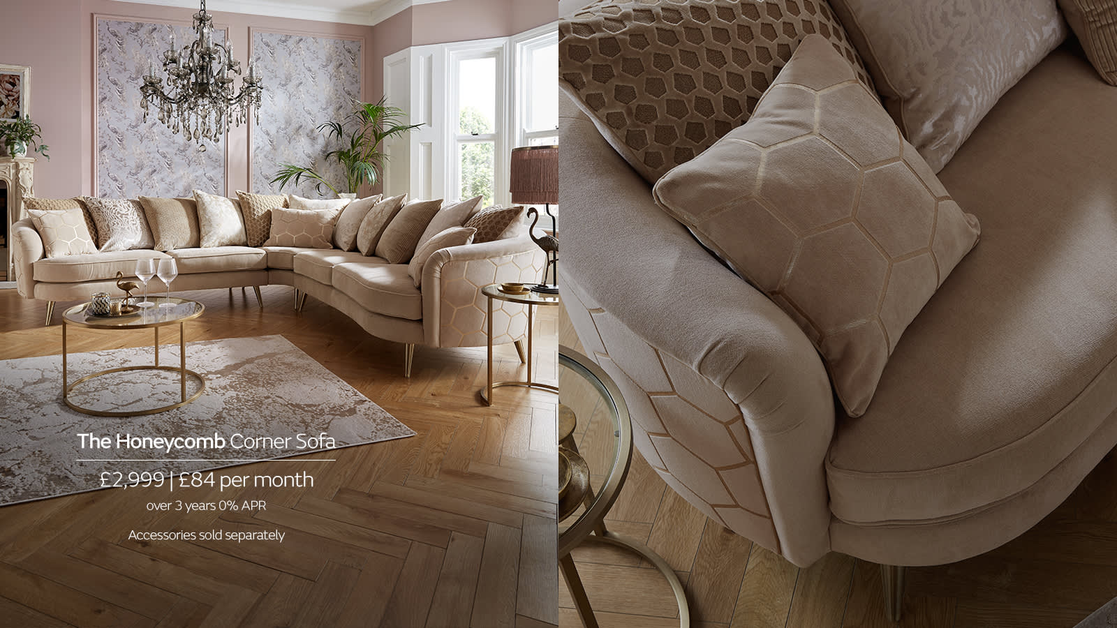 Sofology Honeycomb corner sofa