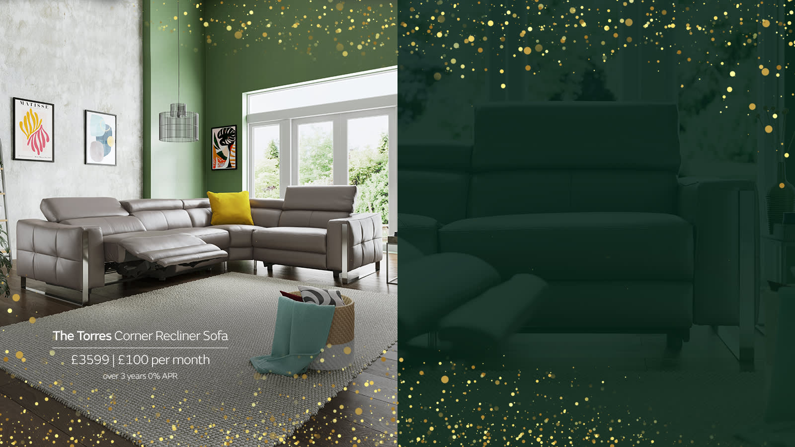 Sofas delivered for Christmas