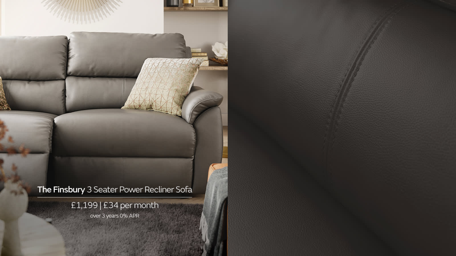 Finsbury Power Recliner Sofa