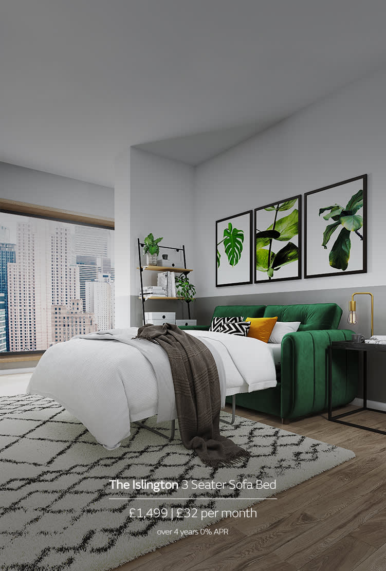 Sofa beds Leather and Fabric Sofology