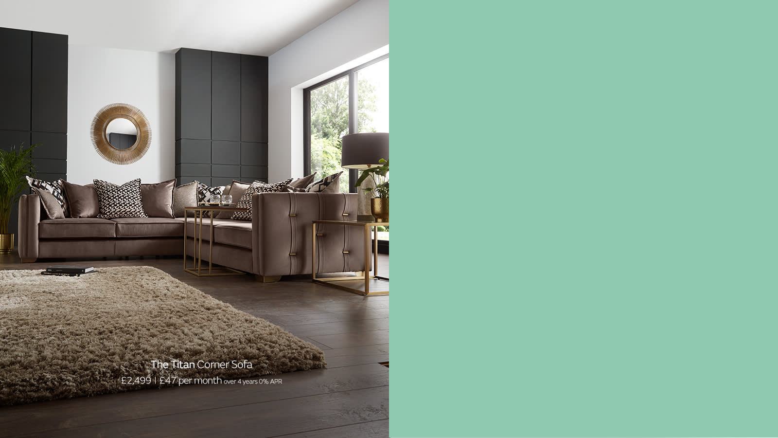 Titan corner sofa