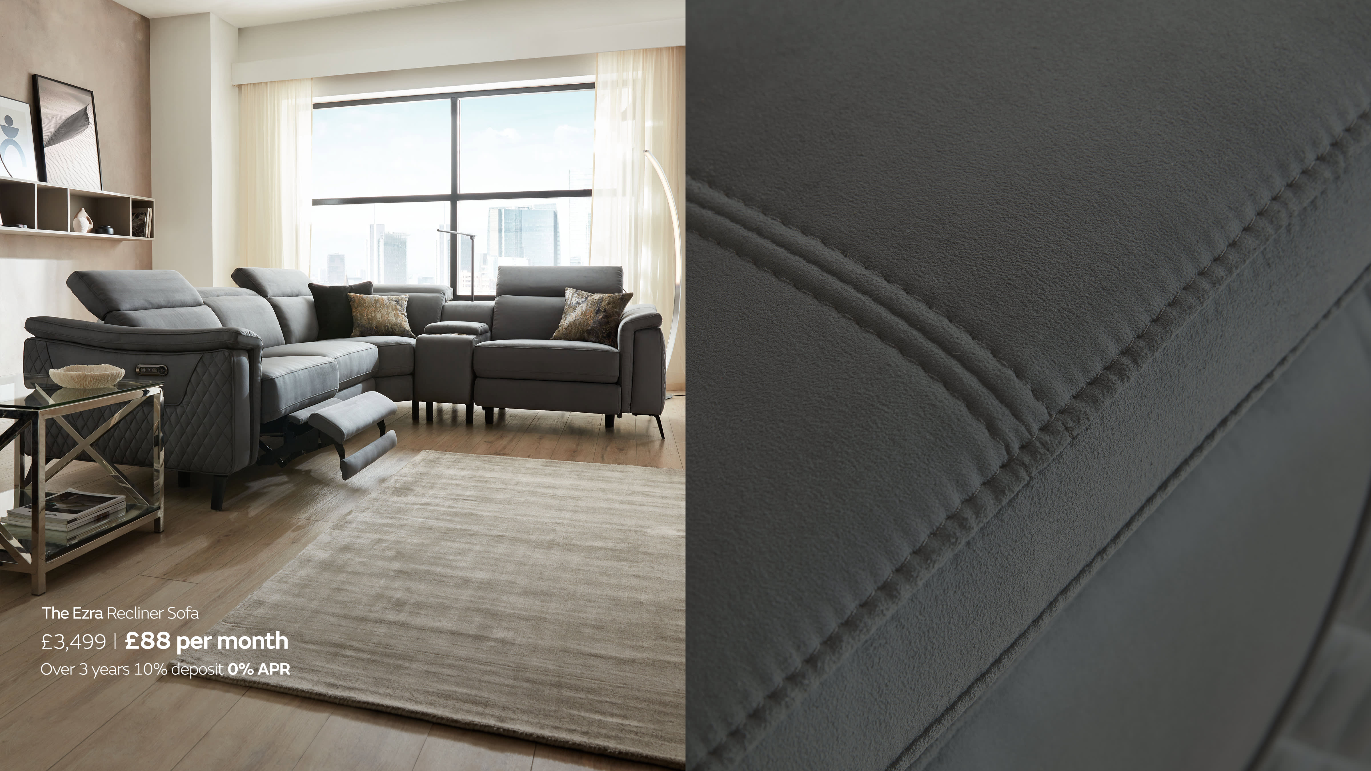 Recliner Sofas Leather, Fabric and Corner Sofology