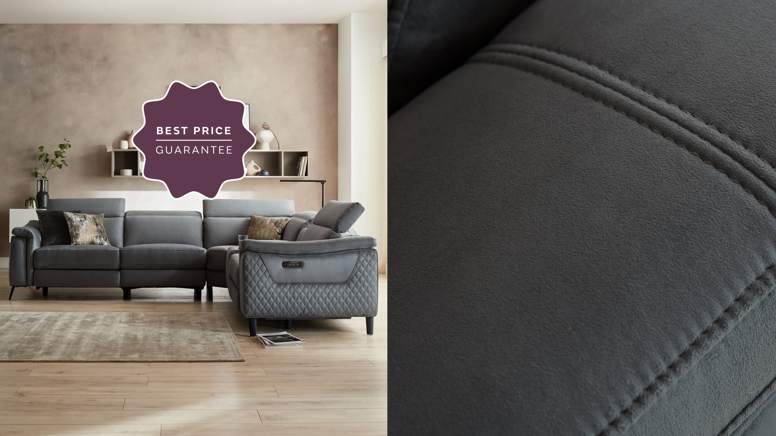 Sofology Leather & fabric sofas corners, sofa beds & chairs