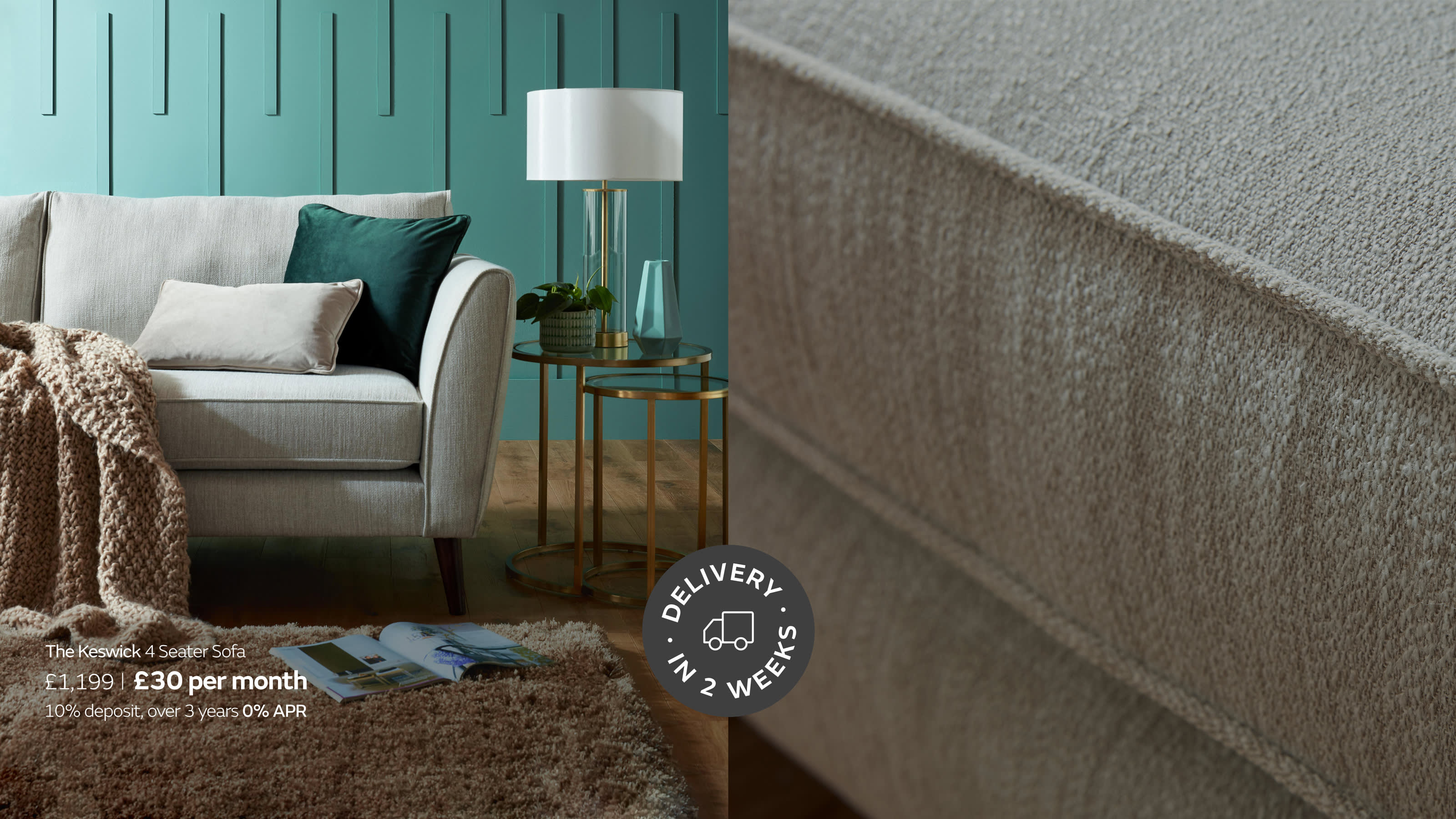 Quick delivery sofas