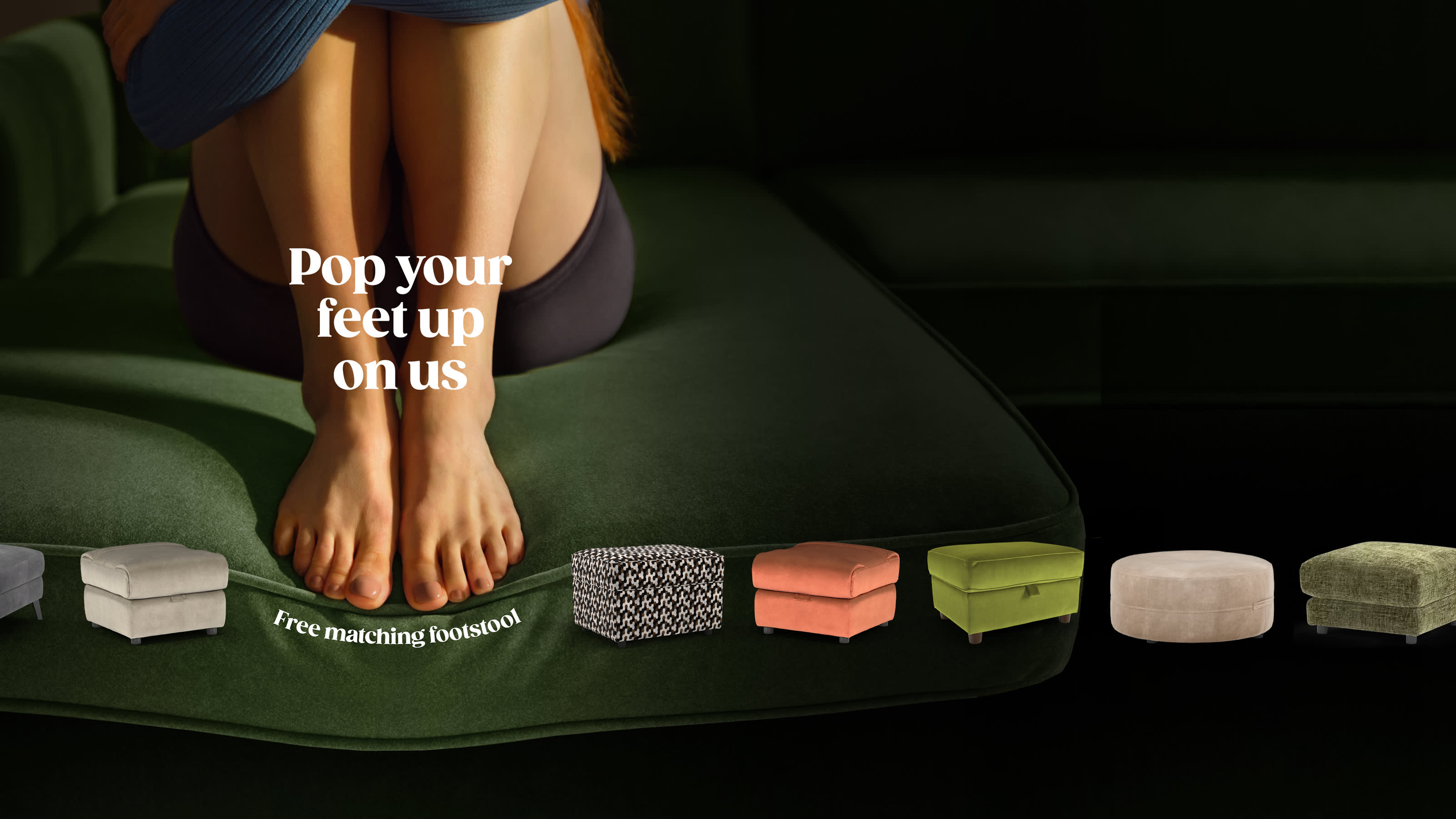 Pop your feet up on us