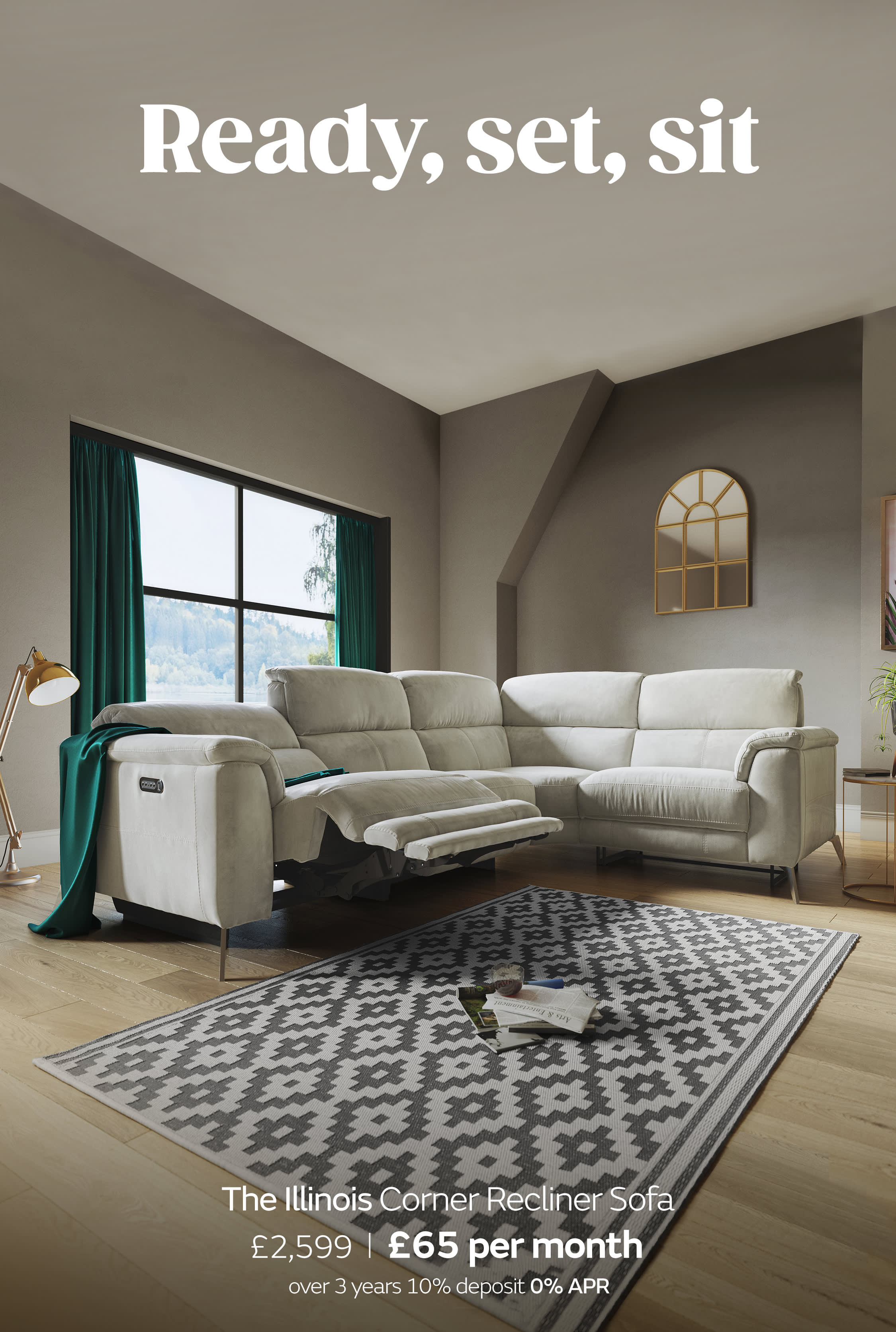 Illinois sofa on quick delivery