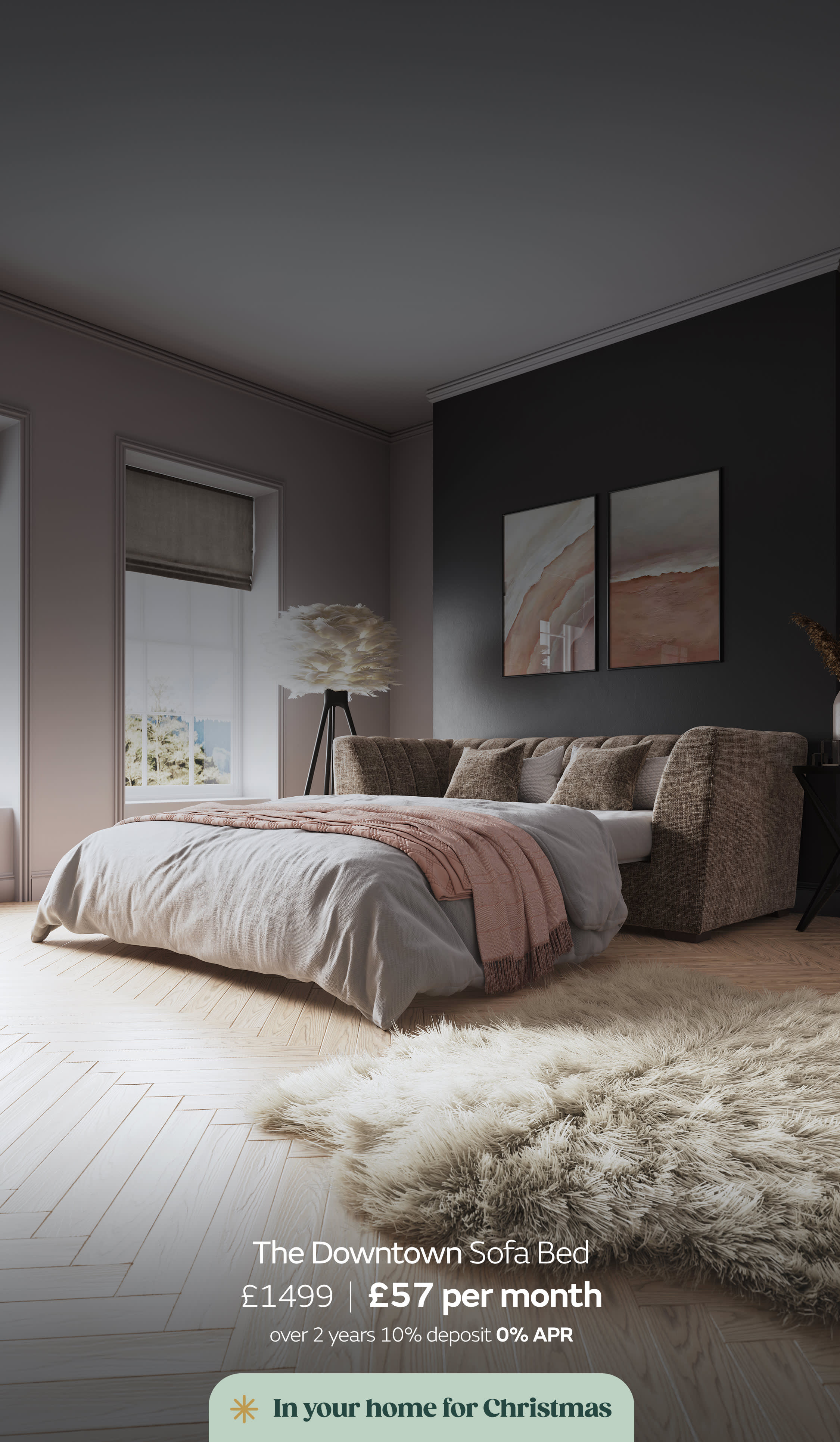 Sofa beds Leather and Fabric Sofology