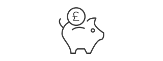 Piggy bank icon