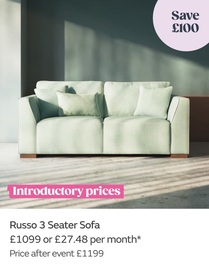 Russo 3 Seater Sofa