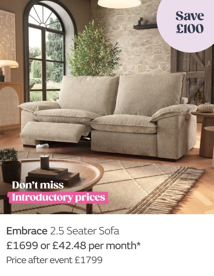 Embrace 2.5 Seater Sofa