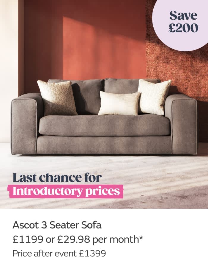 Ascot 3 seatersofa