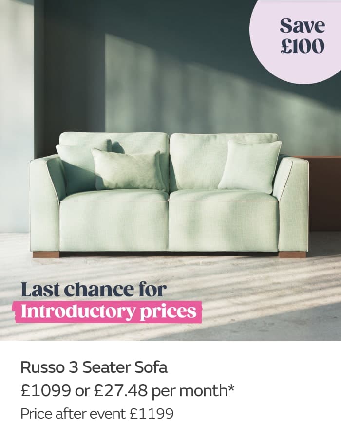 Russo 3 Seater Sofa