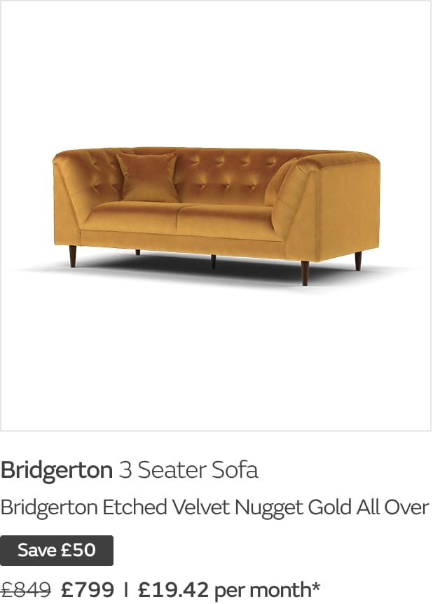 Bridgerton 3 Seater Sofa