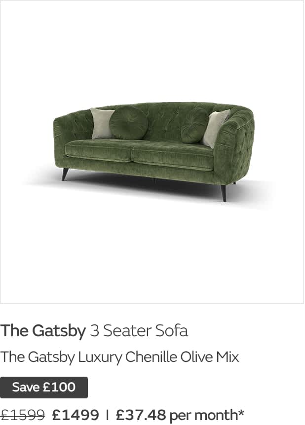 The Gatsby 3 Seater Sofa