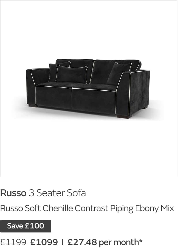 Russo 3 Seater Sofa
