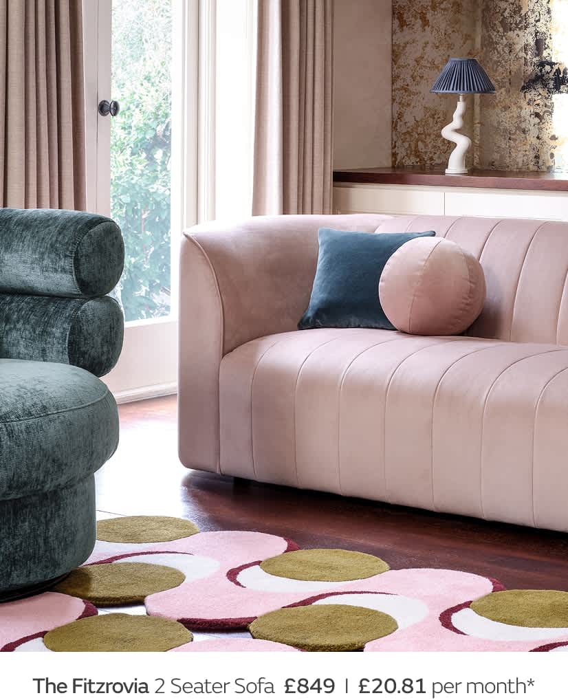 The Fitzrovia 2 Seater Sofa £849  I  £20.81 per month*