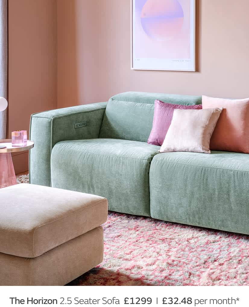 The Horizon 2.5 Seater Sofa  £1299  I  £32.48 per month* 