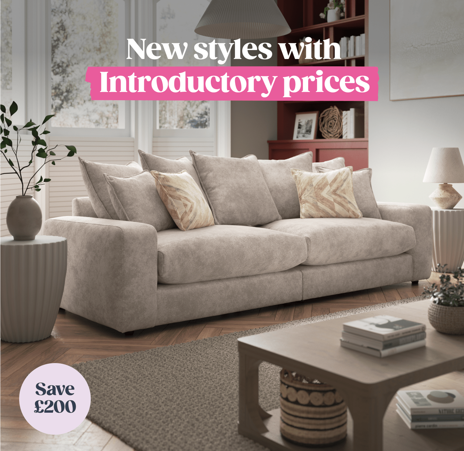 New styles with introductory prices