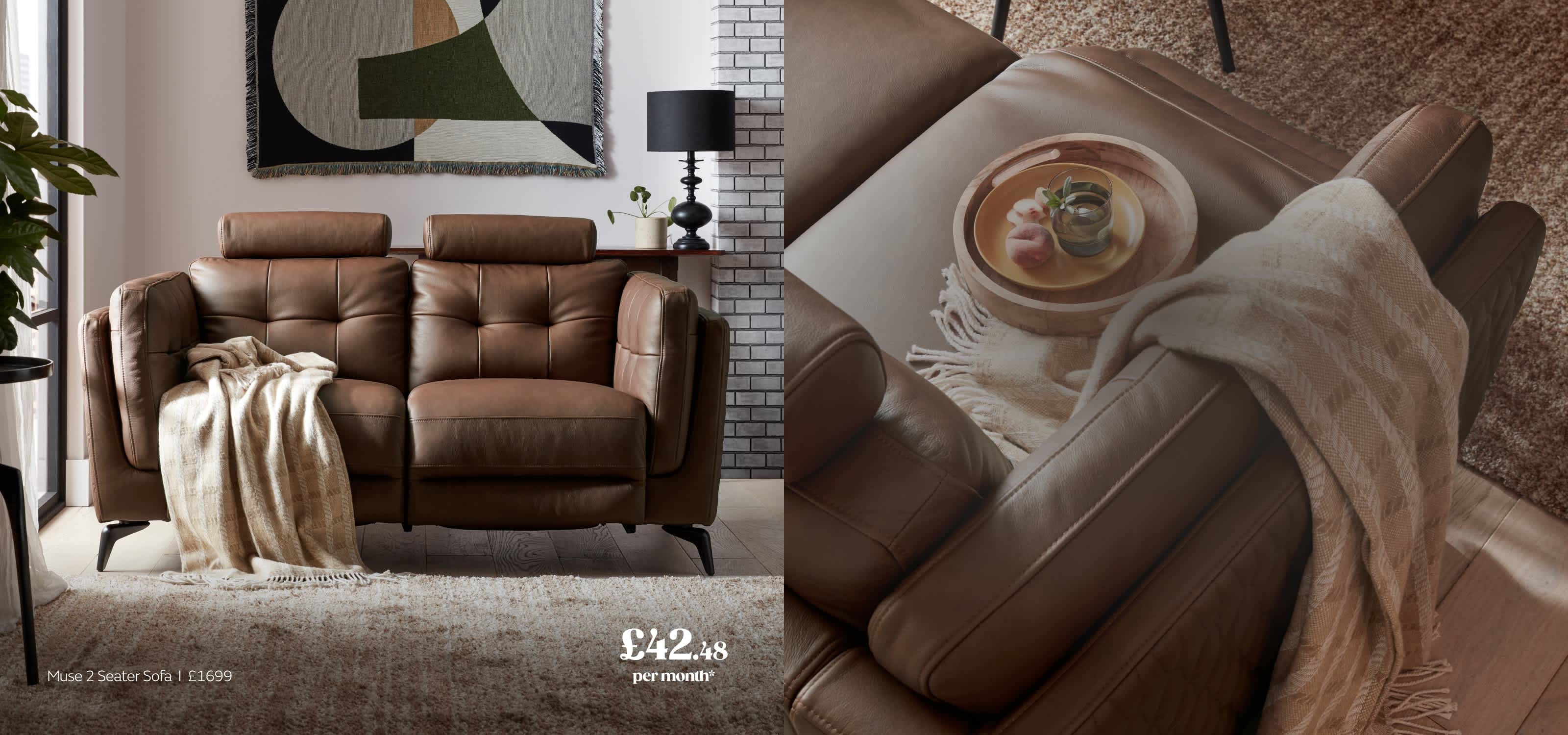 Muse 2 Seater Sofa  I  £1699