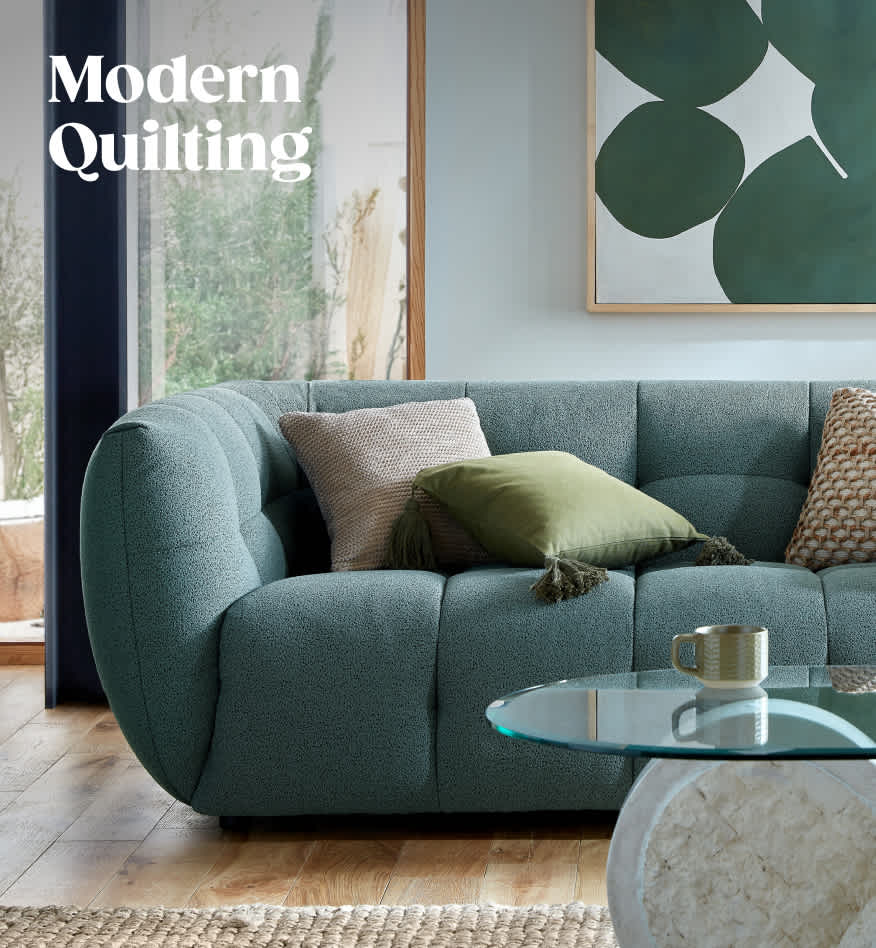 Shop the Modern Quilting sofa ranges
