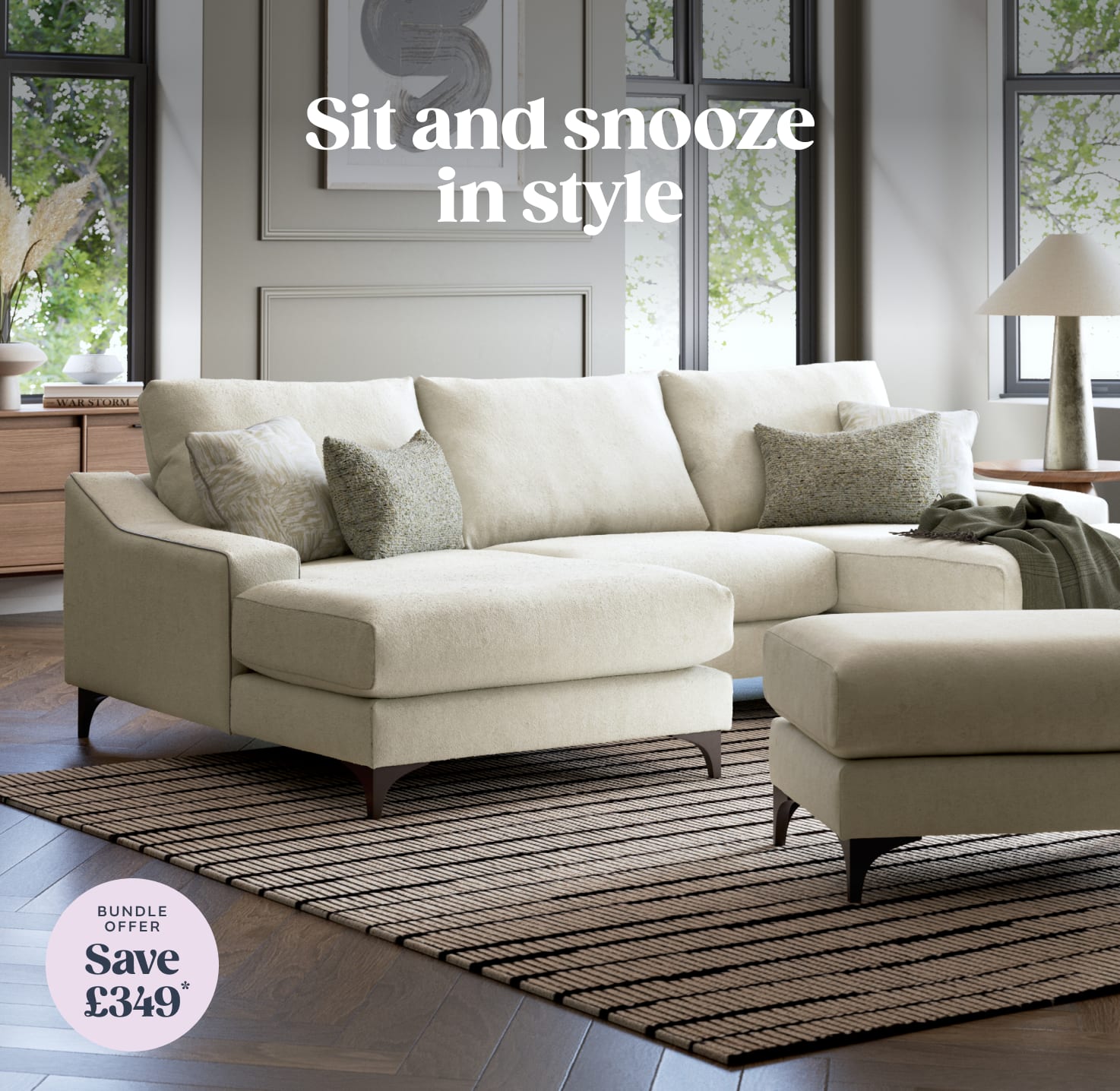 Sit and snooze in style