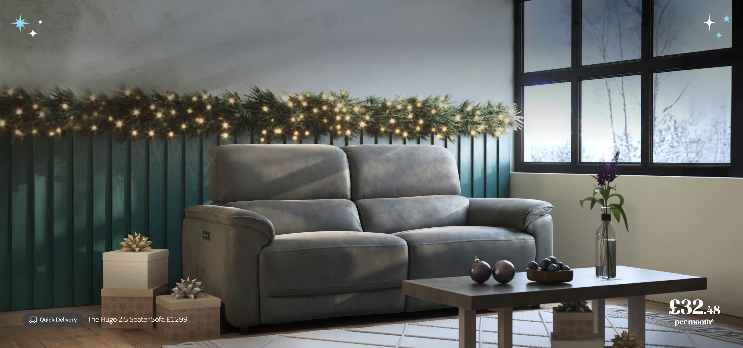 Sofas in stock. Delivered for Christmas