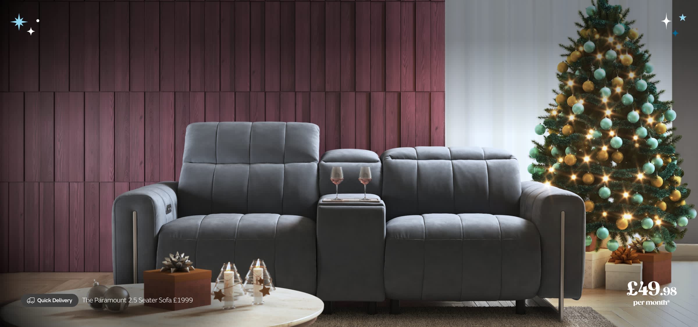 Sofas in stock. Delivered for Christmas