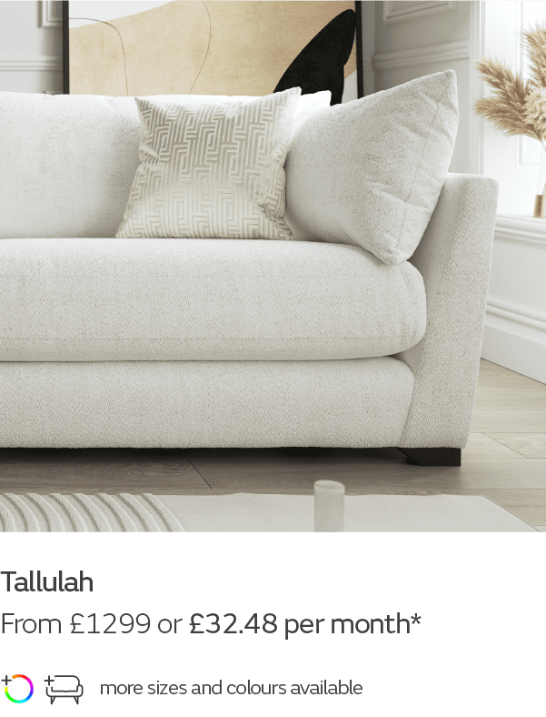 Tallulah fabric sofa