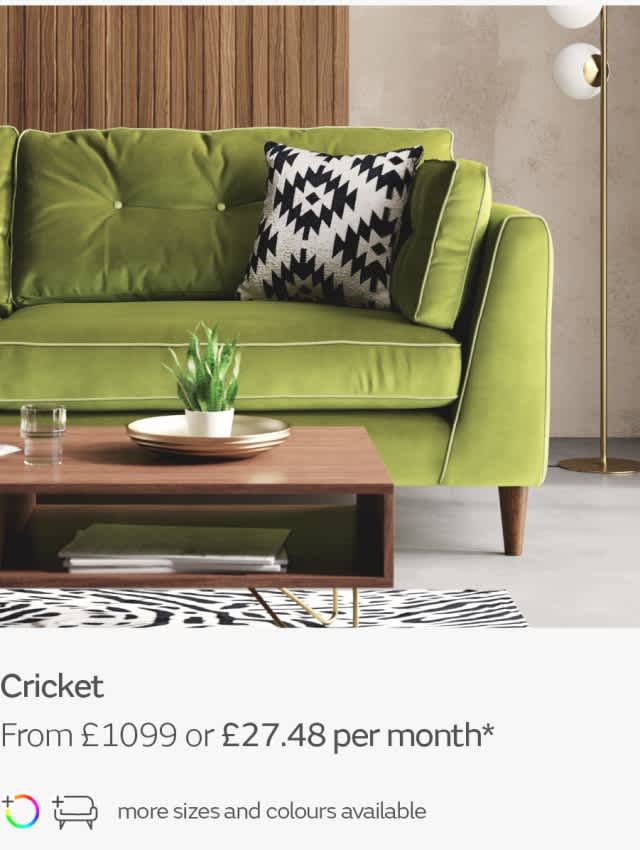 Cricket fabric sofa