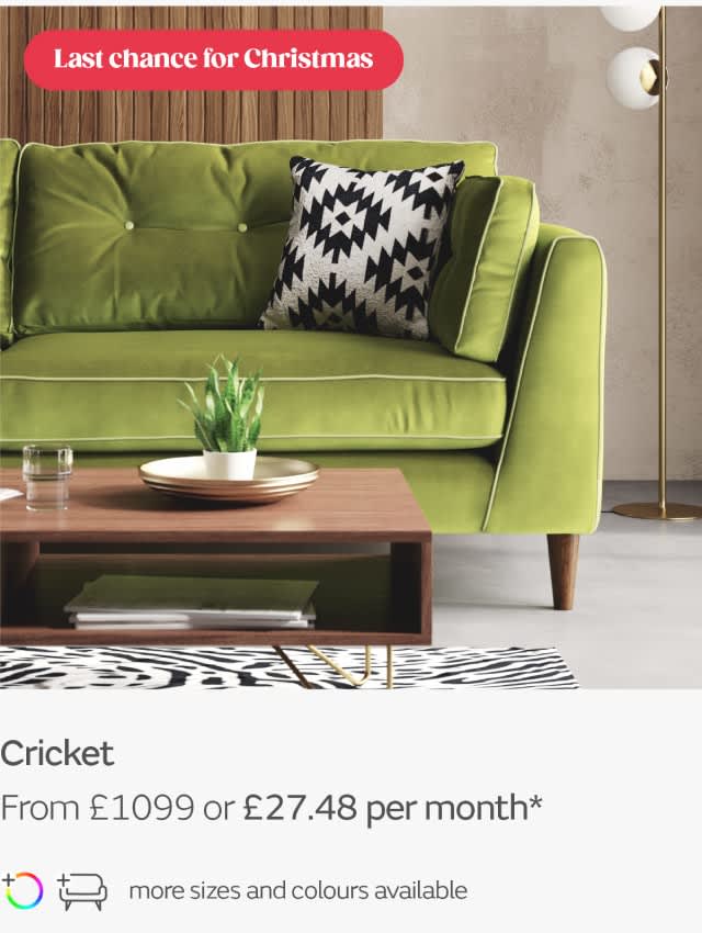 Cricket fabric sofa