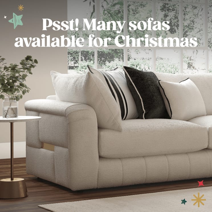 Sofas delivered for Christmas