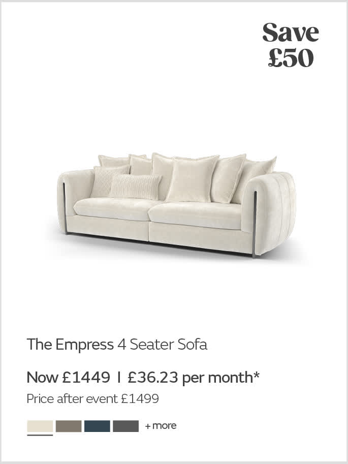 The Empress 4 seater sofa