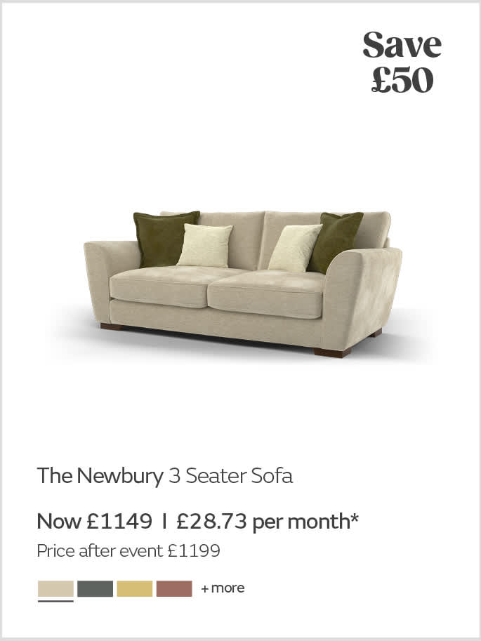 The Newbury 3 seater sofa