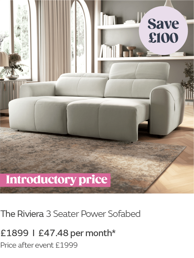 The Riviera 3 Seater Power Sofabed