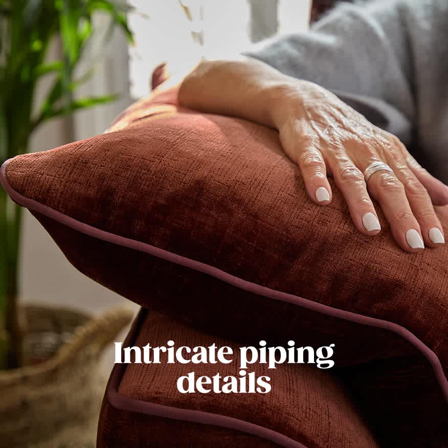 Intricate piping details