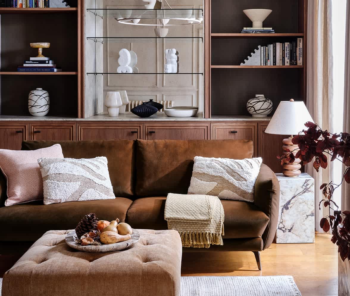 Choose furniture with slim silhouettes